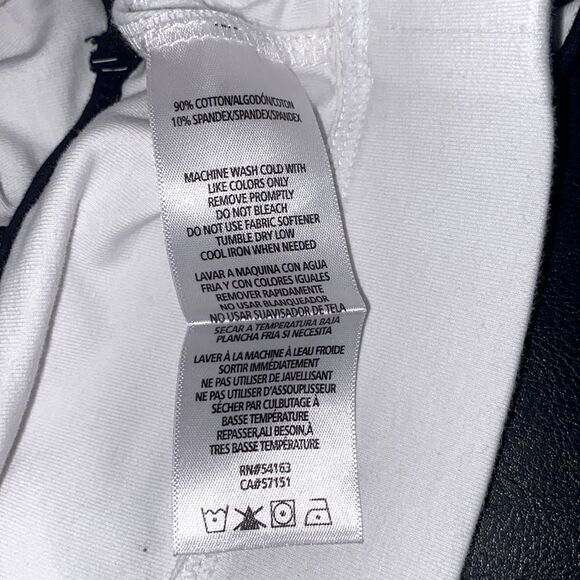 Calvin Klein Wm’s Sz Small Black White Large Logo Spellout Racerback Sports Bra - Picture 5 of 5